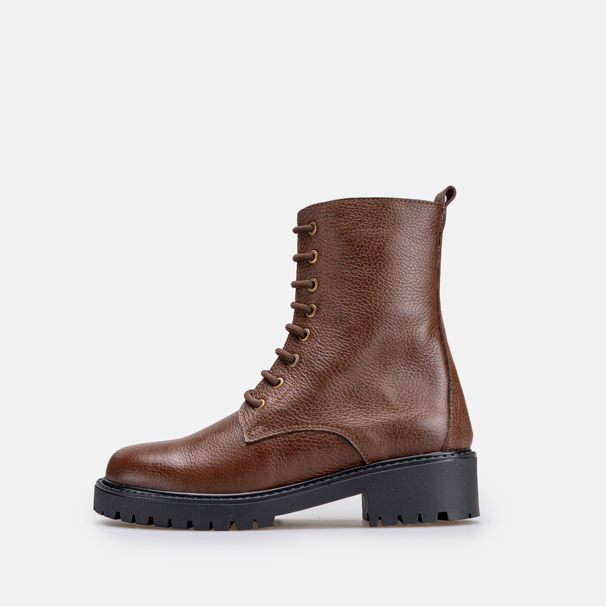 Volzak 4009 Bottine en cuir Marron Grainé