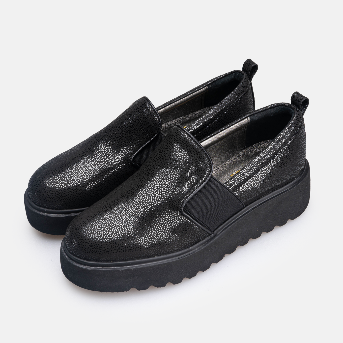 Volzak 618 Chaussure en nubuck Noir