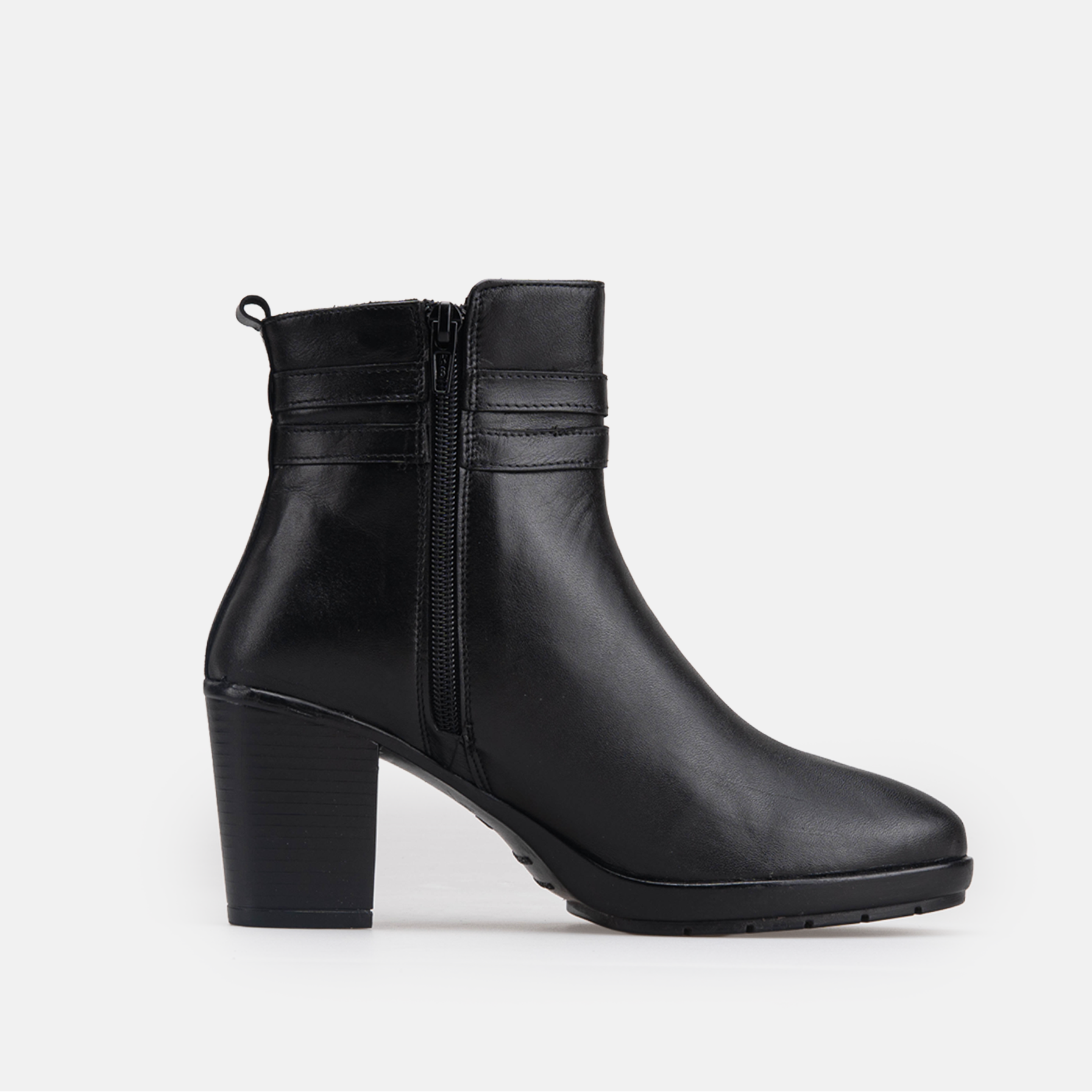 Volzak 2027 Bottine en cuir Noir