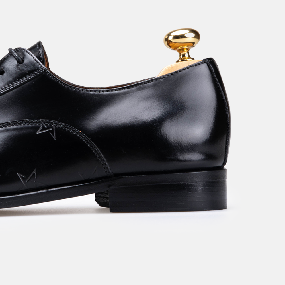 Édition limitée Volzak Morocco chaussure en cuir Noir Démasquable