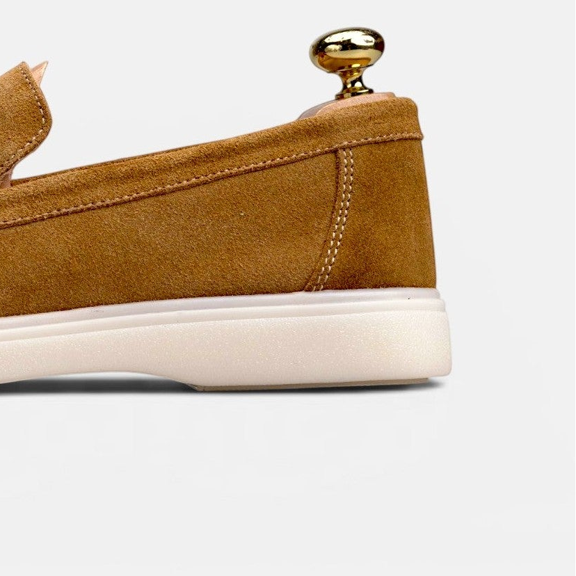 Volzak 713 Mocassin en daim Camel