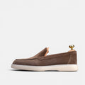 Volzak 713 Mocassin en daim Taupe